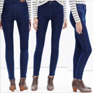 Madewell High Riser Skinny Skinny Lydia Wash
